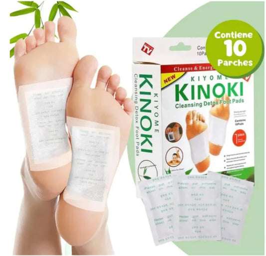 Kinoki Detox™ - Parches de limpieza de toxinas (Pack x10 Unidades)