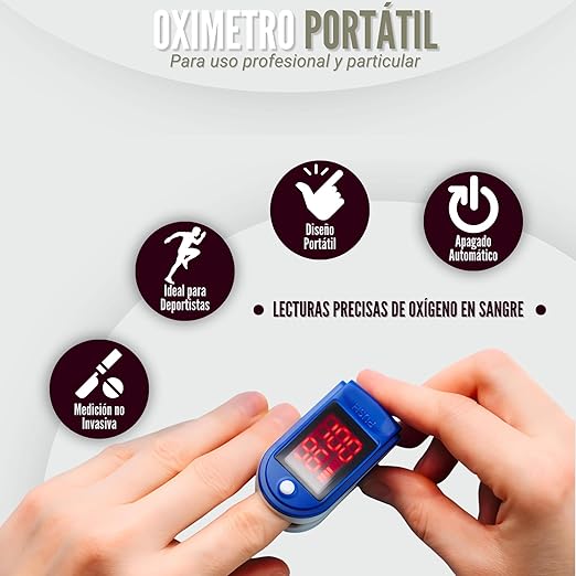 OxyTrack™ - Oxímetro Portátil de Pulso con Pantalla LED y Auto-Apagado