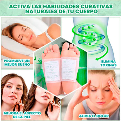 Kinoki Detox™ - Parches de limpieza de toxinas (Pack x10 Unidades)